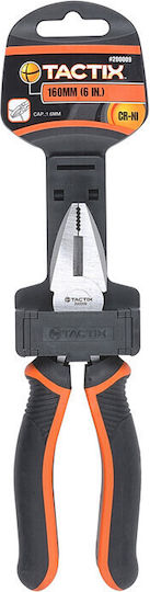 Tactix CR-NI Plier Straight Electrician Length 160mm