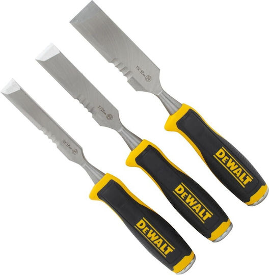 Set Daltă Dewalt cu Tăiș Lateral 3 Bucăți