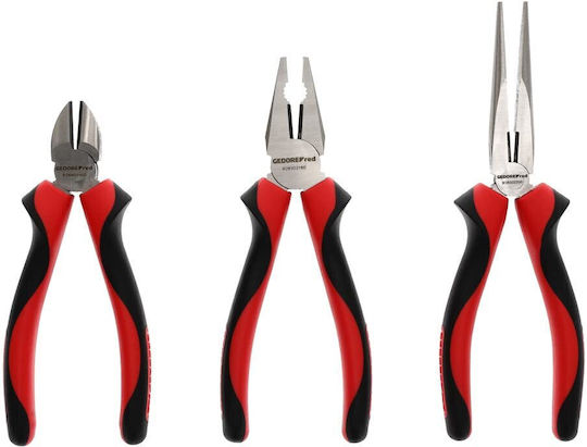 Gedore Pliers set Angled 3pcs