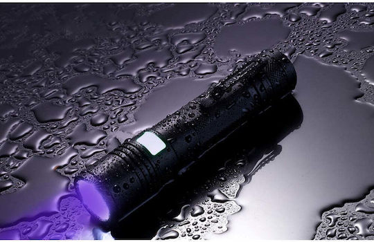 Superfire Wiederaufladbarer LED UV Taschenlampe A5
