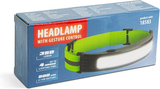 Rechargeable Headlamp LED IPX4 with Maximum Brightness 350lm 5 Black