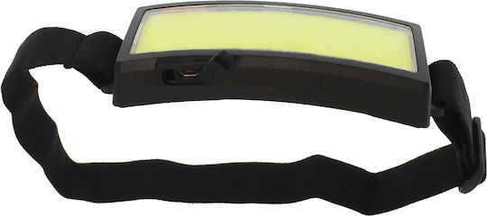Rechargeable Headlamp LED IP65 with Maximum Brightness 800lm ΤΜ-G14 Embedded Black