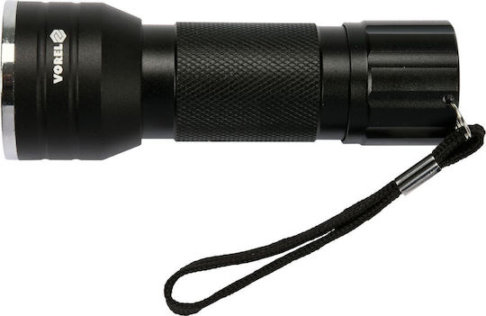 Vorel Flashlight LED UV with Maximum Brightness 255lm Black