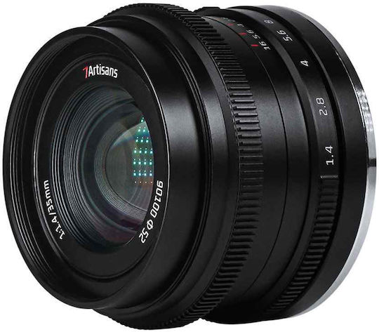 7artisans Full Frame Camera Lens 35mm f/1.4 Mark II for Canon RF Mount Black