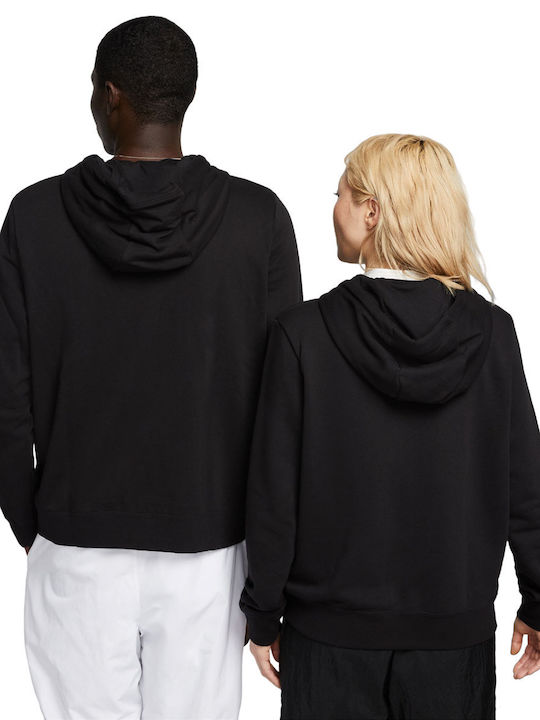 Women's Sweatshirt Jacket Hooded Black