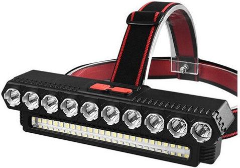 Factory Επαναφορτιζόμενος Φακός Κεφαλής LED W684