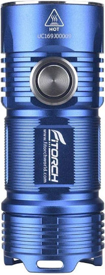 Fitorch Lanternă LED IPX8 cu Luminozitate Maximă 3000lm P25 Albastru Albastru