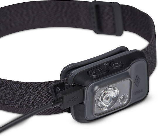 Black Diamond Презареждащ се Челник LED IP67 с Максимална Яркост 350лм Cosmo 350-R Черен