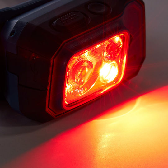 Black Diamond Lumină de lucru și de sit, cu baterie Lanternă Frontală LED IP67 cu Luminozitate Maximă 500lm Storm 500-R Roșu