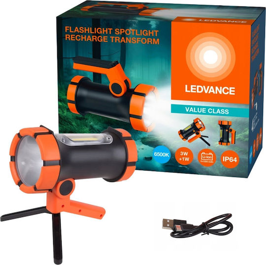 Ledvance Φακός LED IP64 με Μέγιστη Φωτεινότητα 300lm