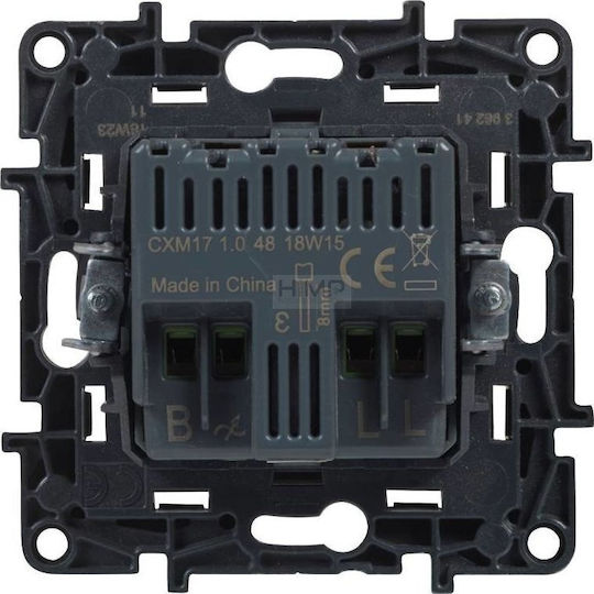 Legrand Niloe Rotary Switch without Frame White