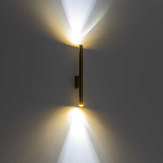Nowodvorski Laser Modern Lamp Wall with Socket G9 Gold 40x6.5x2.5cm