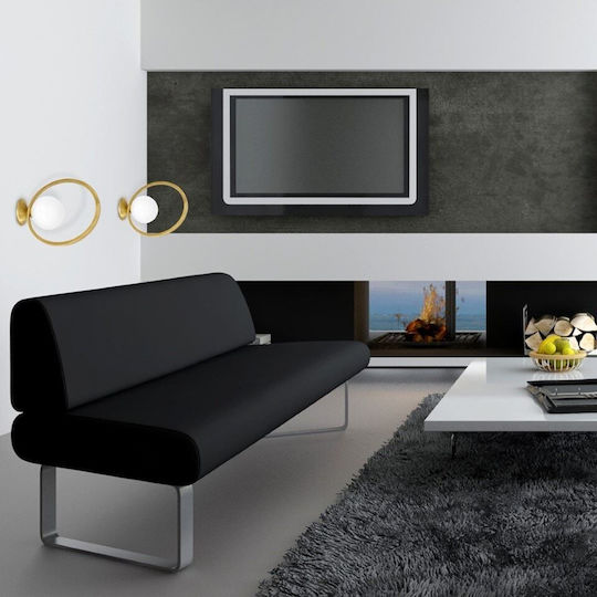 Eko Light Modern Lumină de Perete cu Soclu E14 Auriu 30x30cm