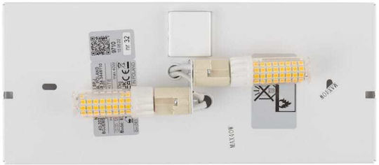 Nowodvorski Haga Modern Lamp Wall with Socket G9 Gold 25x25cm
