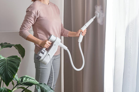 Sencor Ατμοκαθαριστής Χειρός με Ρόδες και Κοντάρι