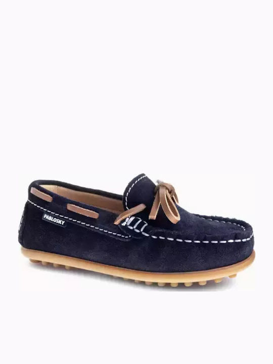 Kinder-Mokassins Blau