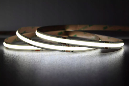 LED Strip 24V Cold White Light 5m COB Type