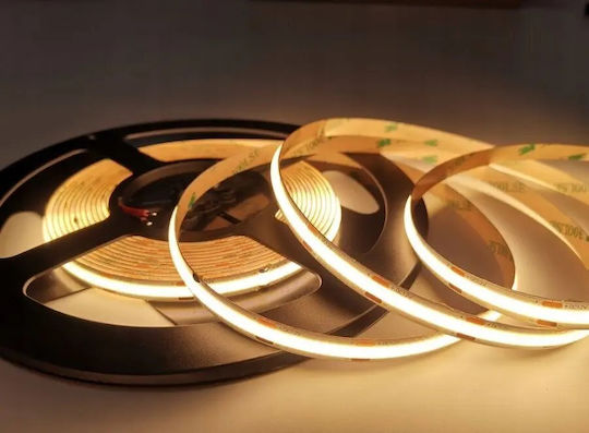 Eco Light LED-Streifen 12V Warmes Weiß Licht 5m Typ COB