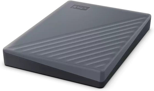 Western Digital My Passport USB-C / USB 3.0 Εξωτερικός HDD 2TB 2.5" Silicon Grey
