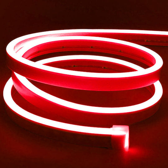 Wasserdicht LED-Streifen Neon 12V Rot Licht 5m Typ COB