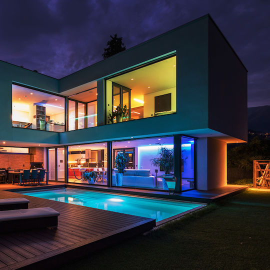 Eko Light Wasserdicht Smart LED-Streifen Wi-Fi 12V RGBW Licht 3m