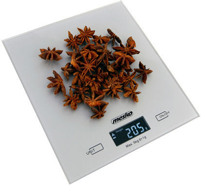 Mesko Ψηφιακή Ζυγαριά Κουζίνας έως 5kg Ασημί