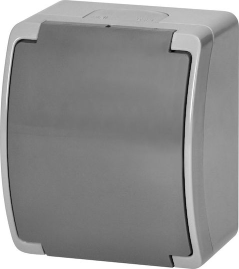 Orno Aquatic Power Socket Gray 1pcs