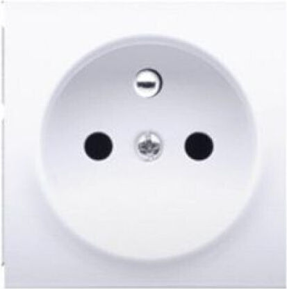 Kontakt-simon Single Socket Cover White Screens Dgz1zp/11