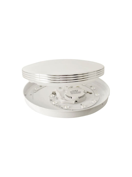 Eko Light Ceiling Mount Light Bathroom White with Integrated LED