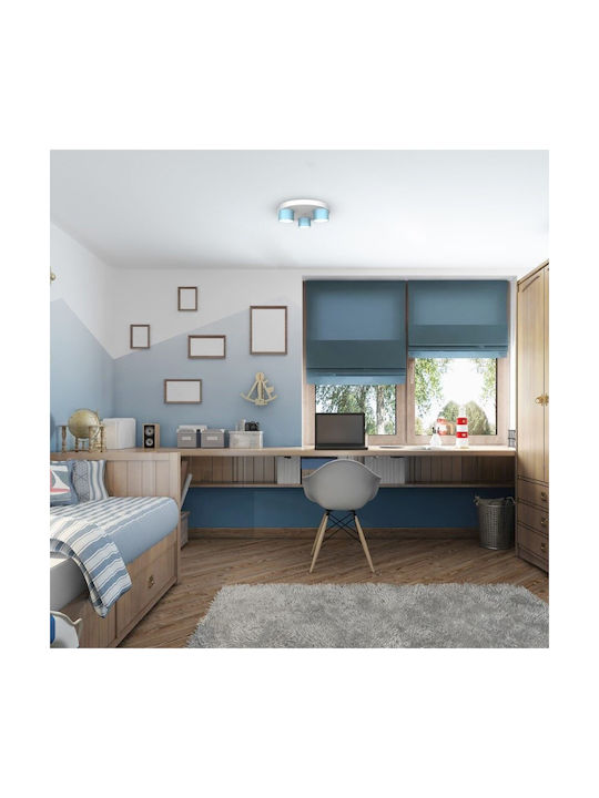 Eko Light Dixie Plafonieră de Tavan 30buc Albastru cu Soclu GX53