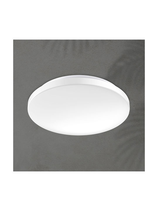 Eurolamp Ceiling Mount Light White with Integrated LED