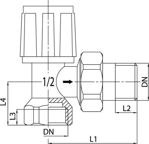Invena Σύνδεση Σωλήνα 1/2" H/CZ-50-K15