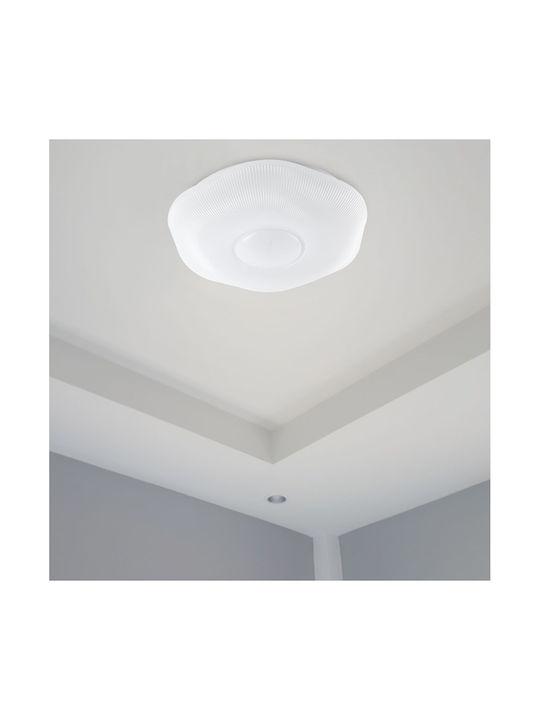 V-TAC Ceiling Mount Light White with Integrated LED and Remote Control
