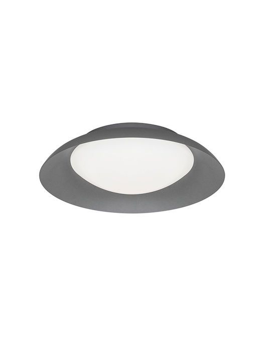 Viokef Britney Ceiling Mount Light 31cm Gray with Integrated LED