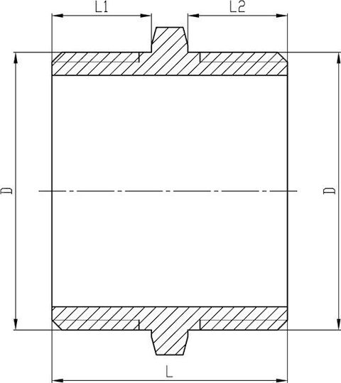 Invena Θηλυκή Σύνδεση Σωλήνα Ορειχάλκινη 3/8" ZM-03-010