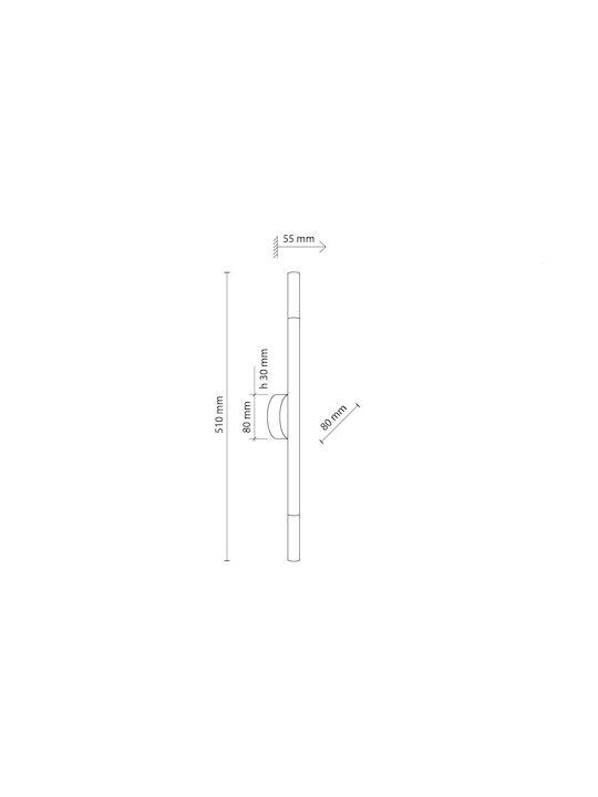 TK Lighting Πλαφονιέρα Οροφής 51εκ. Καφέ με Ντουί G9