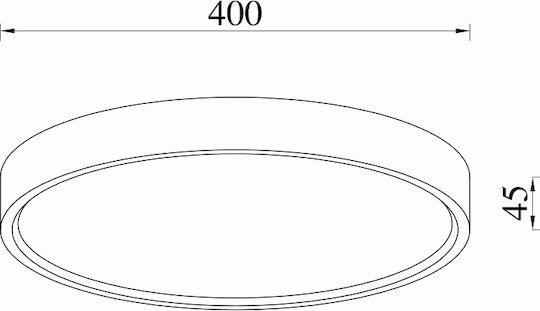Sun Light Πλαφονιέρα 40εκ. με Τηλεχειριστήριο Sun Light Πλαφονιέρα 40εκ. με Τηλεχειριστήριο