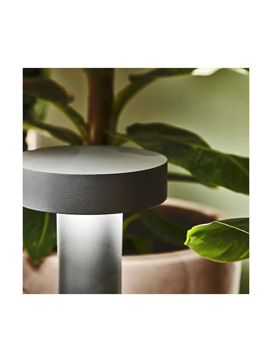 Ideal Lux Tesla Outdoor Floor Lamp Small Post 15W IP44 for G9 Socket Brown