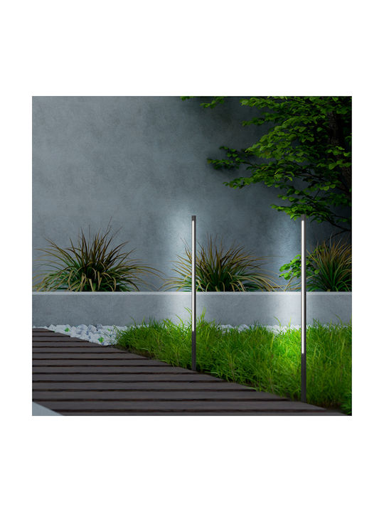 Eurolamp Φωτιστικό Δαπέδου LED Εξωτερικού Χώρου 15W με Θερμό Λευκό Φως IP65 Μαύρο