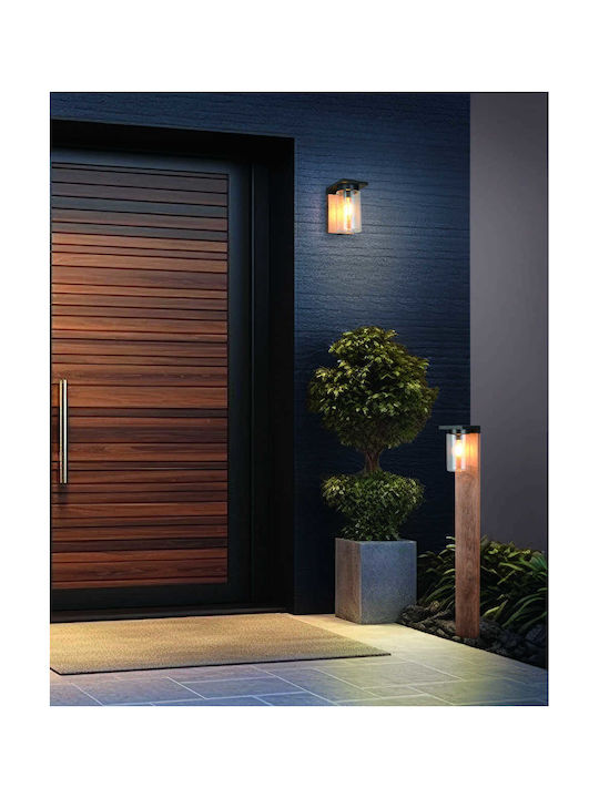 Trio Lighting Outdoor Floor Lamp Small Post 20W IP44 for E27 Light Bulb White