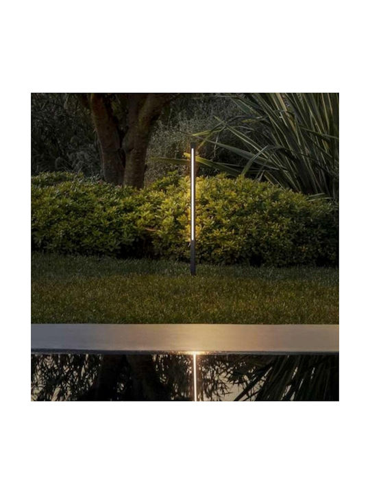 Ideal Lux Jedi Outdoor Small Post LED Floor Lamp 12W With Warm White Light IP65 Black