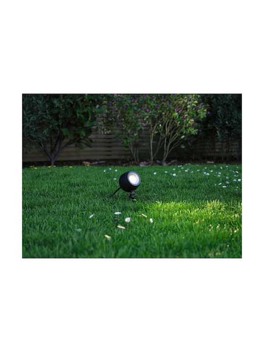 Paulmann Outdoor Floor Lamp Projector 8W with Warm White Light IP65 Gray