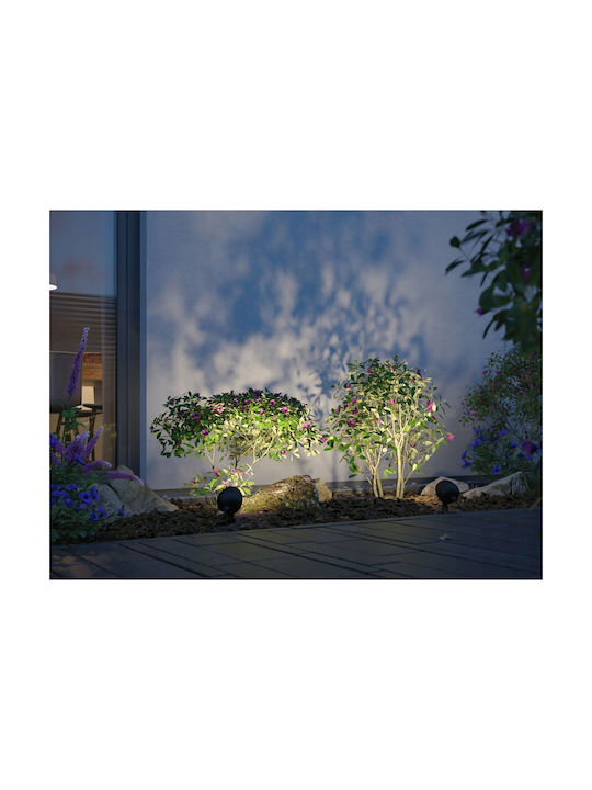 Paulmann Outdoor Floor Lamp Projector 8W with Warm White Light IP65 Gray
