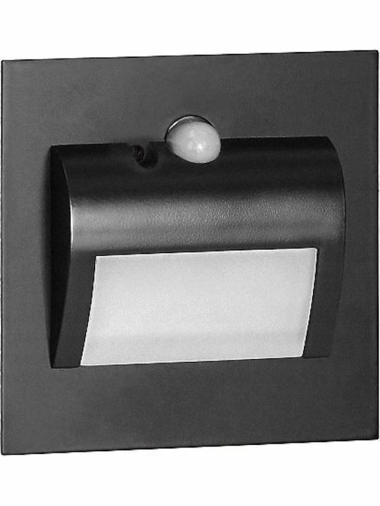 Orno Επιτοίχιο Εξωτερικό Φωτιστικό LED 1.5W με Φυσικό Λευκό Φως