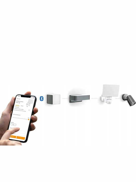 Steinel Επιτοίχια Εξωτερική Πλαφονιέρα LED IP44 με Θερμό Λευκό Φως