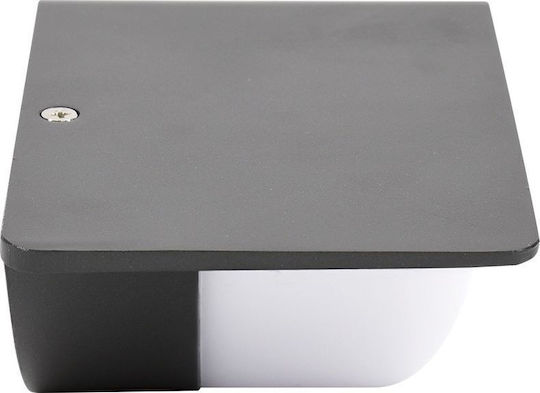 Bemko Wall-Mounted Outdoor Hat Light LED IP65 10W with Natural White Light 20.3x4.5x12.3εκ.