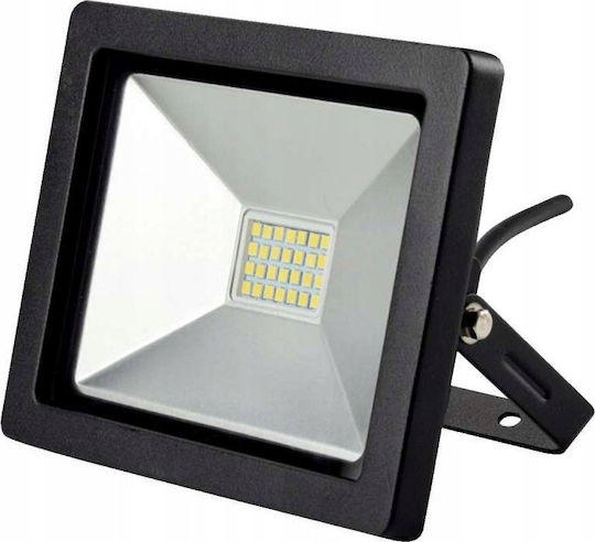 Lumax Στεγανός Προβολέας LED 20W Φυσικό Λευκό 4000K IP65