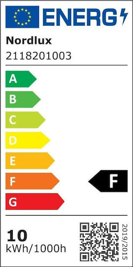 Nordlux Grip Aplica de exterior montată pe perete LED IP54 9W Dublu Fascicul 15x18εκ.