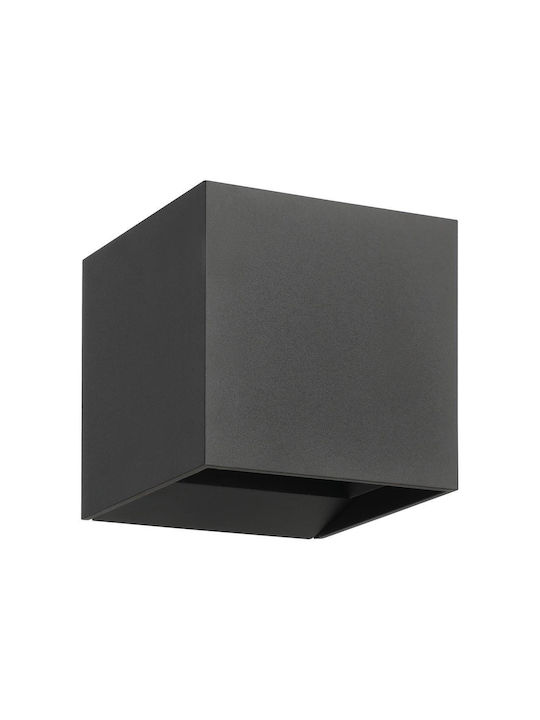 Eglo Xled Стенен Външен Плафон IP54 Двоен лъч 10x10x10εκ.