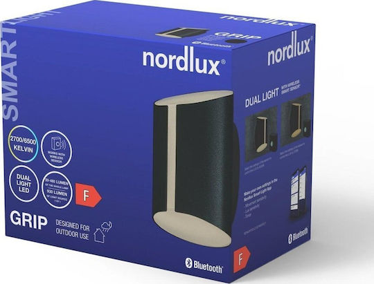 Nordlux Grip Aplica de exterior montată pe perete LED IP54 9W Dublu Fascicul 15x18εκ.
